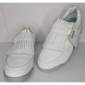 Etonic ST6005 Men's White Vintage‎ Soft Spike Golf Shoes W/Kiltie Size 13M